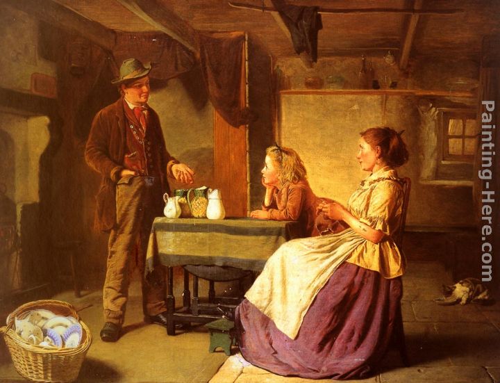The Potter painting - William Henry Midwood The Potter art painting